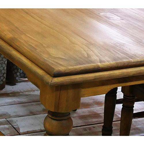 無垢材テーブル 140cm カントリーパイン BA02単品 ウォルナット色