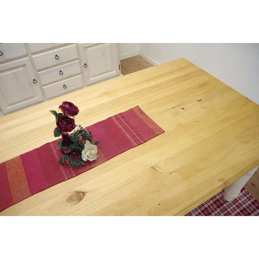大型食卓テーブル 巾190cm フレンチカントリー 6人掛け用ダイニング