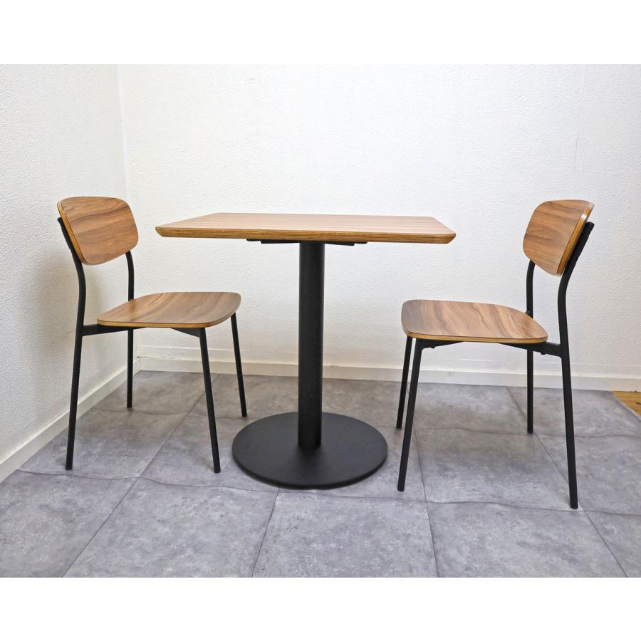 飲食店テーブル 業務用木製テーブルセット チェア2脚セット