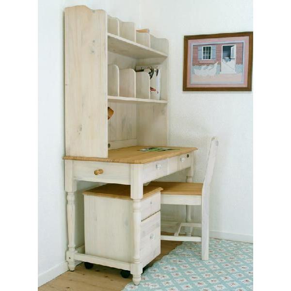 フレンチカントリー 学習デスク ファイルチェスト F2+ 学習チェア85
