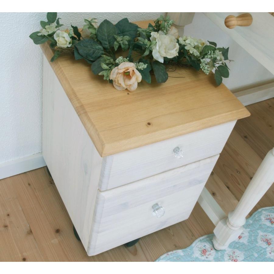 フレンチカントリー 学習デスク ファイルチェスト F2+ 学習チェア85