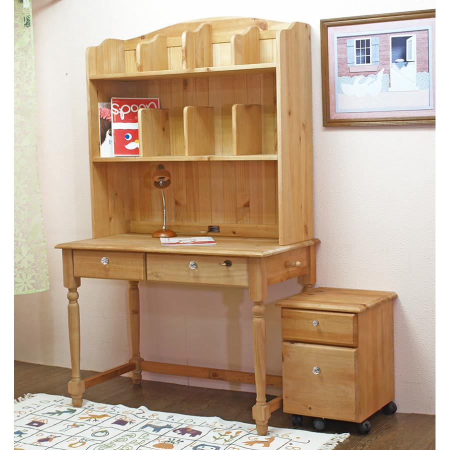 無垢オイル仕上げ 天然木デスク DE-1949 天然木オーク無垢製パソコンデスク｜120cmオイル塗装