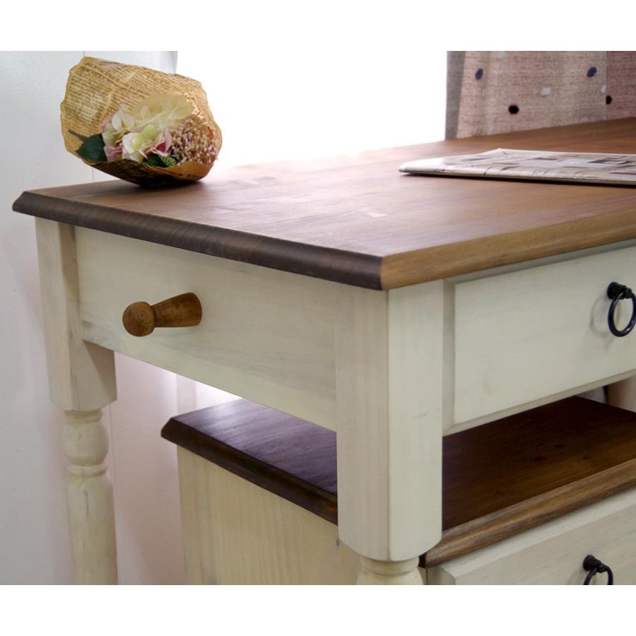 カントリーアンティーク風 学習机 大人も使える オイル仕上げ イリデ