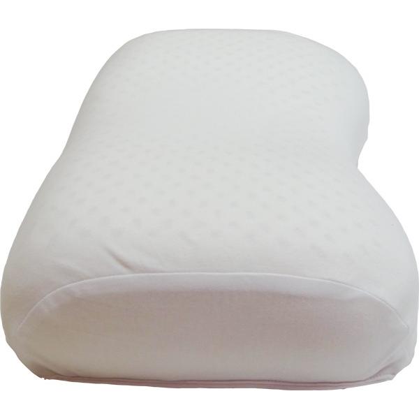 ラテックス枕 ピーナツ型ミドルタイプ 高反発枕 快眠枕 低反発より支え