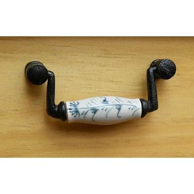 カントリーカウンターlily1045 陶器取っ手 幅100cmカウンター収納 高