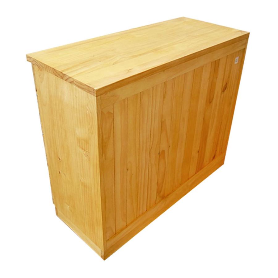 カントリー✩カウンター カントリーカウンターlily1045 陶器取っ手 幅100cmカウンター収納 高