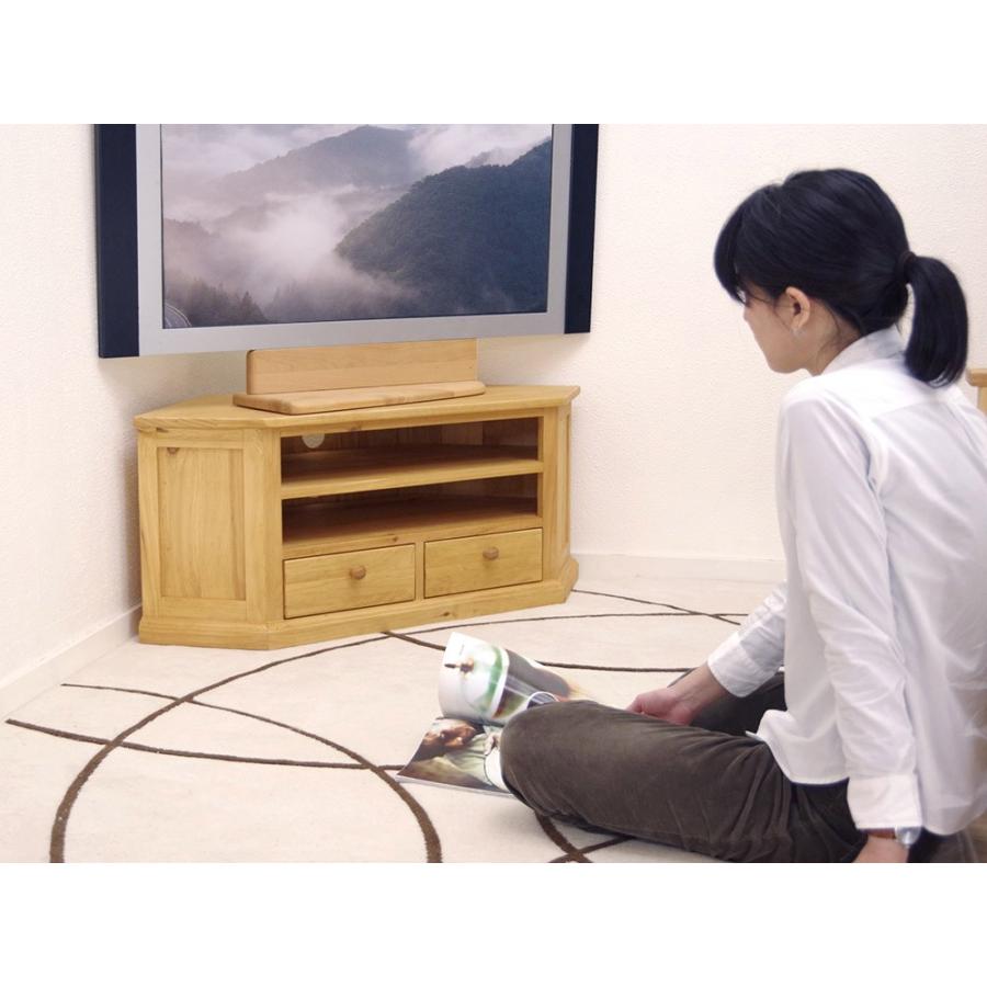 カントリーローテレビボード 角置きコーナーテレビボード 天然木 カントリーローテレビボード 角置きコーナーテレビボード 天然木