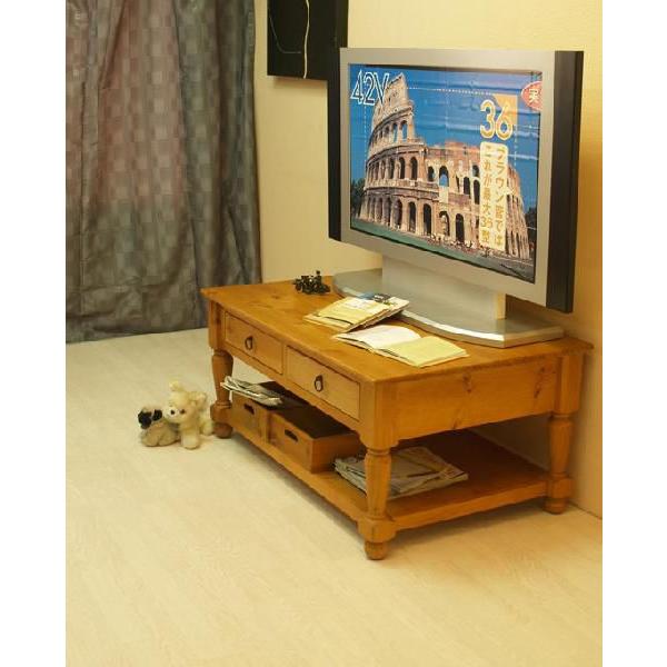 出品は4/13まで! (送料込)カントリーテレビボード ワイド木製テレビボード 大型テレビも楽々 2m以上 幅240cm