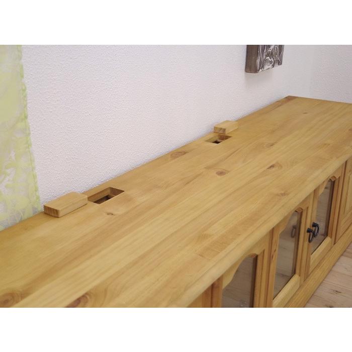 テレビボード TV台 キャビネット付 2m以上のワイド木製 幅240cm 大型