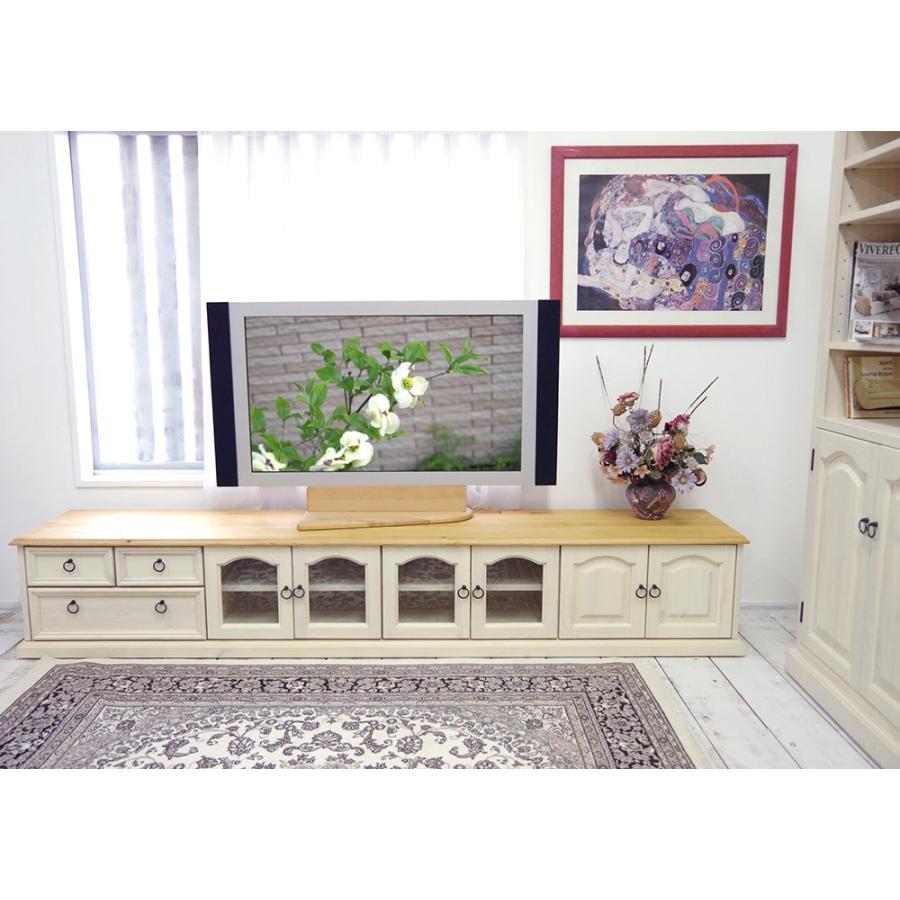 ワイド木製テレビボード 大型テレビも楽々 2m以上 幅240cm ワイド木製テレビボード 大型テレビも楽々 2m以上 幅240cm