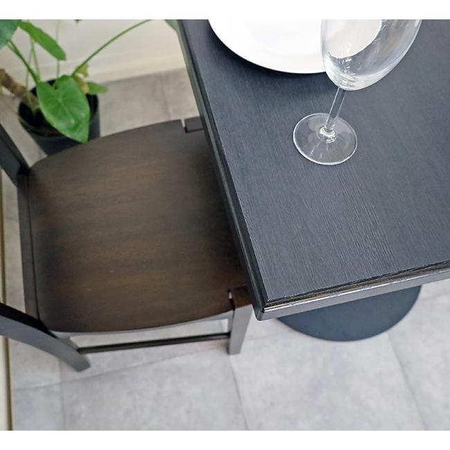 1本脚飲食店用テーブルセット CDK383CAチェアセット 75cm-60cm角