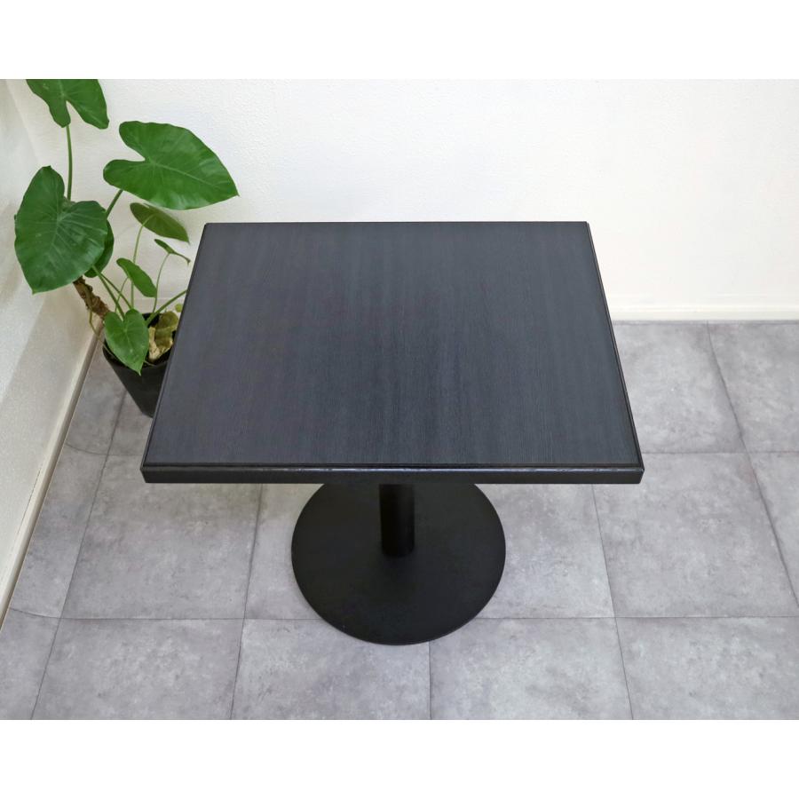 1本脚飲食店用テーブルセット CDK383CAチェアセット 75cm-60cm角