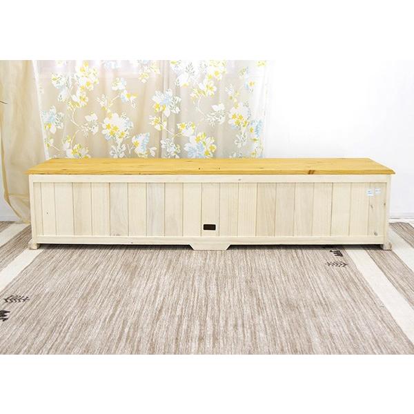 フレンチカントリー ローテレビボード LTV-1800mBJ ミルキーホワイト色