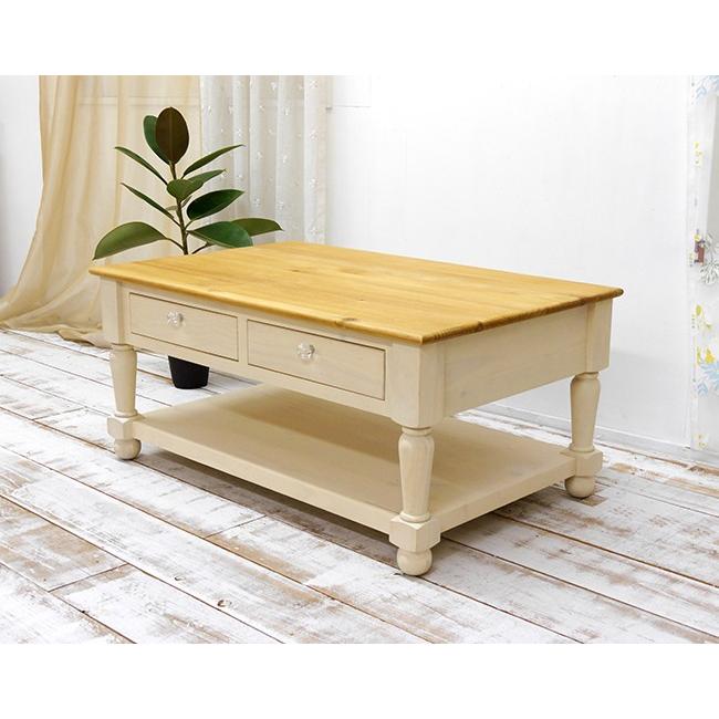 フレンチカントリー ローテーブル リビングテーブル センターテーブル 白いカントリー ソファテーブル クリスタル取手 Occ 01 Mw Cry Banjo 通販 Yahoo ショッピング