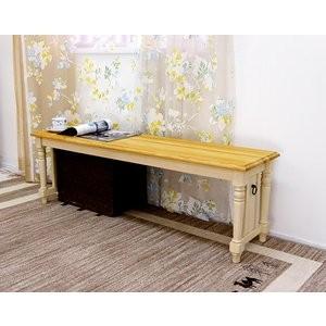 130cm幅 カントリーパインベンチチェア 長椅子 座面高42cm