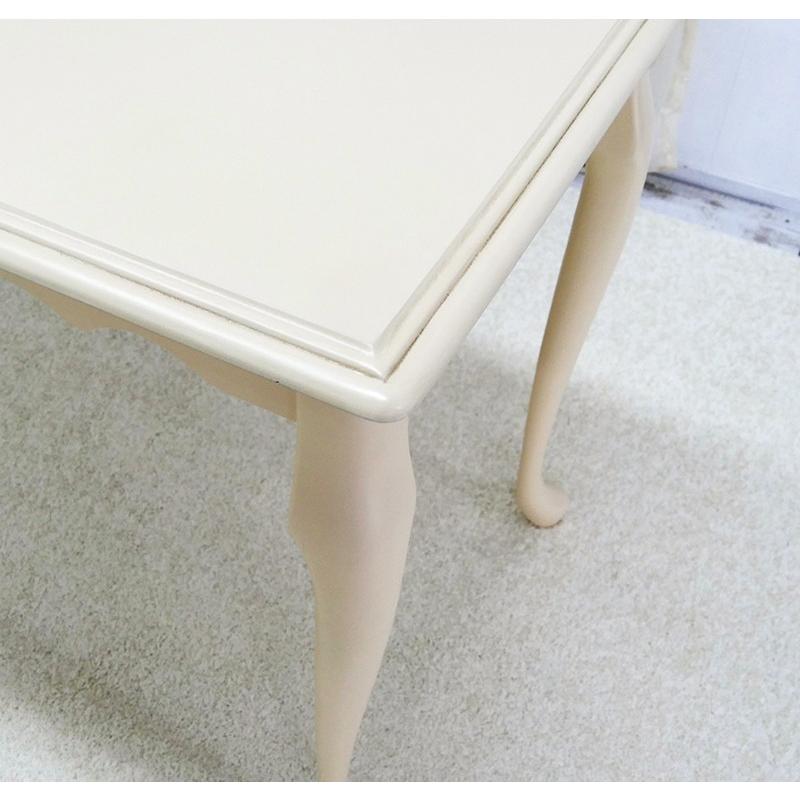 姫系 猫脚テーブル コンソール デスクチェア ドレッサーセット 幅120cm