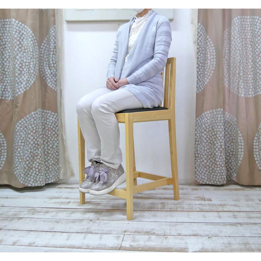 業務用カウンターチェア SLENDER-スレンダー60 バーチェア 木製