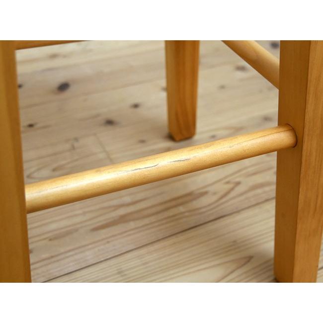 ラッカー塗装 カントリーパインスツール Mサイズ 組立品 座面60cm