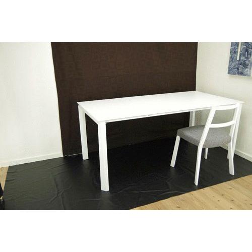 伸張式テーブルイタリア製 幅130cm 180cm 230cm 白いダイニング