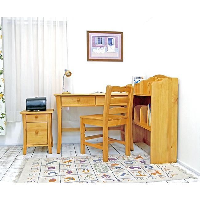 カントリー 机 フレンチカントリーデスク｜上置き本棚付カントリー学習机 白