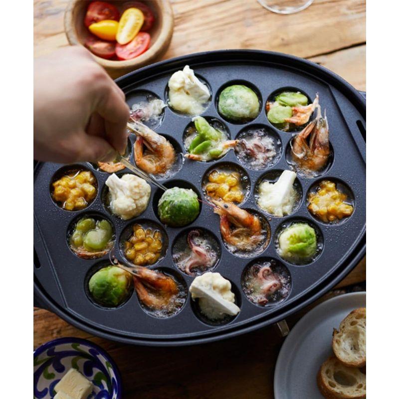 BRUNO ブルーノ オーバルホットプレート 本体 プレート3種 ブラック Amazon | BRUNO ブルーノ オーバルホットプレート 本体 プレート