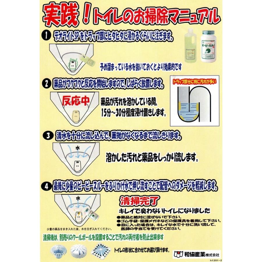 デオライトL 1kg12本セット 和協産業 業務用尿石除去剤 医薬用外劇物指定外