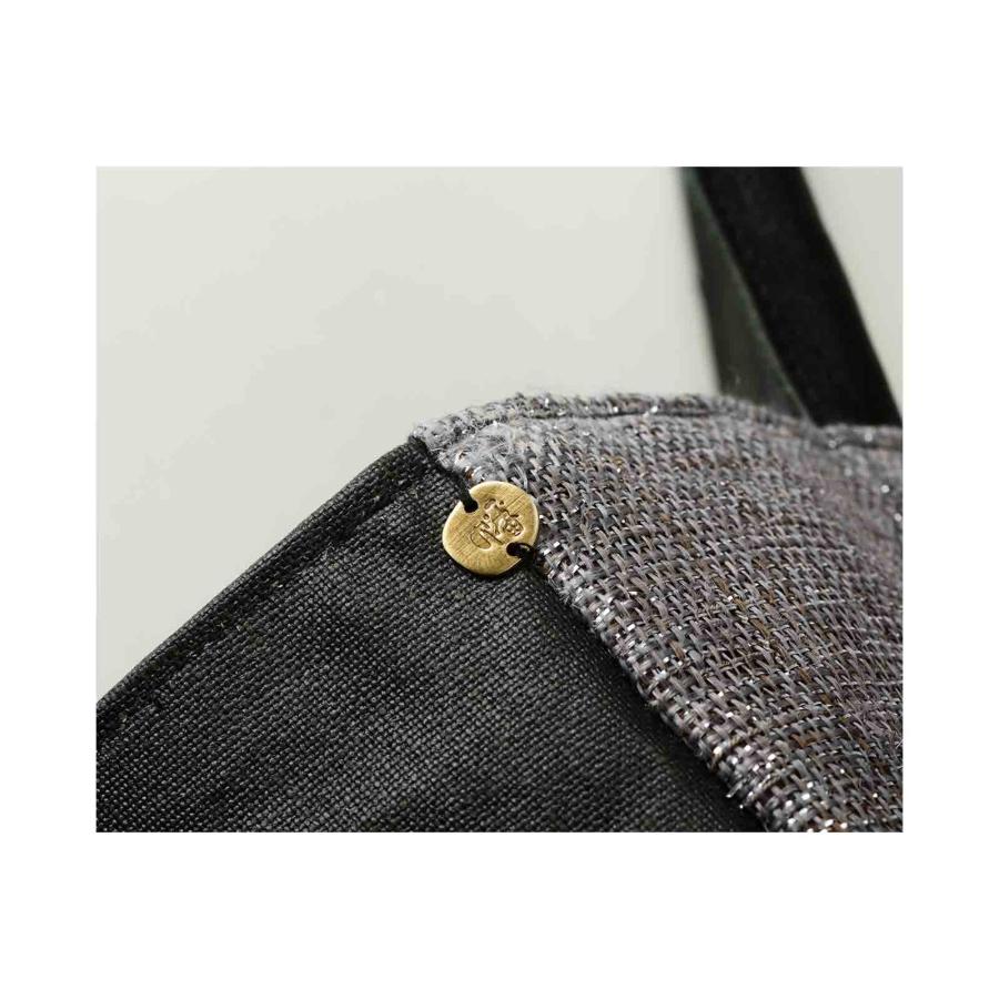 レディース Ban Inoue ばんいのうえ リネン バッグ 銀糸太布 