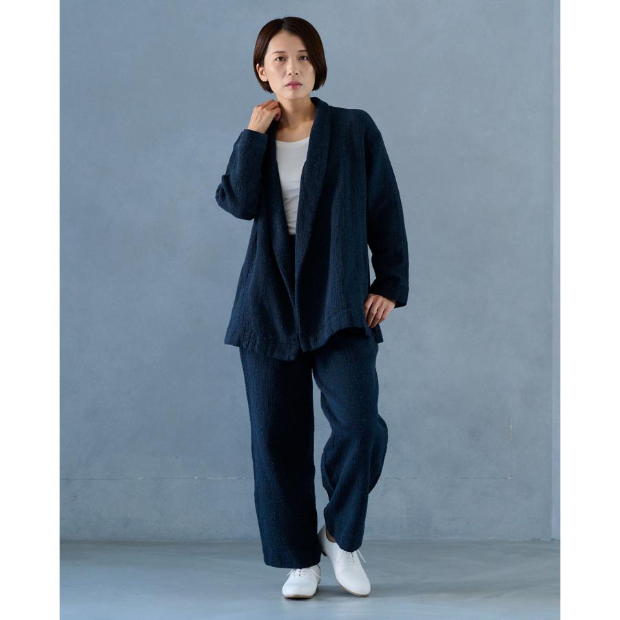 marrow ショールカラー ジャケット 日本製 綿100％ 二重織り