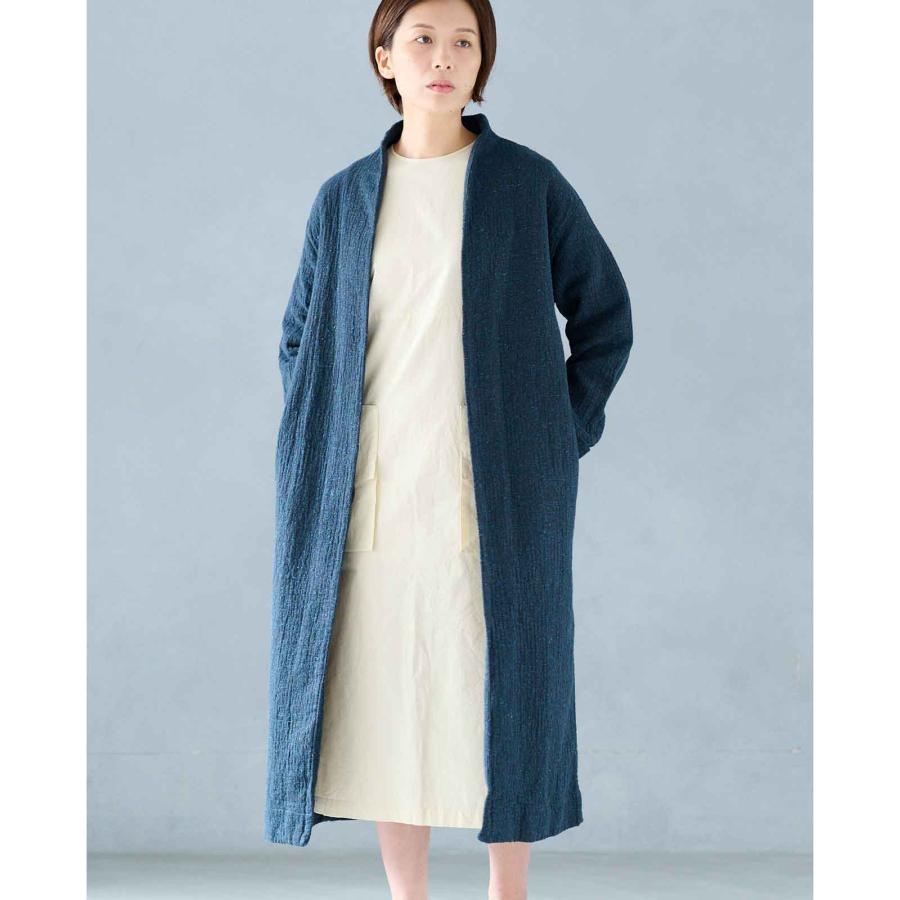 marrow ガウン 日本製 綿100％ 二重織り あたたかい シンプル コットン