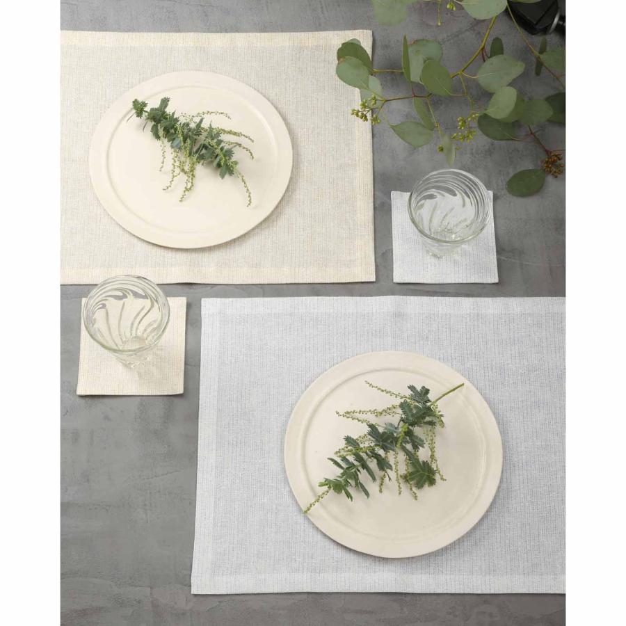 トリコット ランチョンマット 日本製 リネン マット 麻 吸水 和 洋