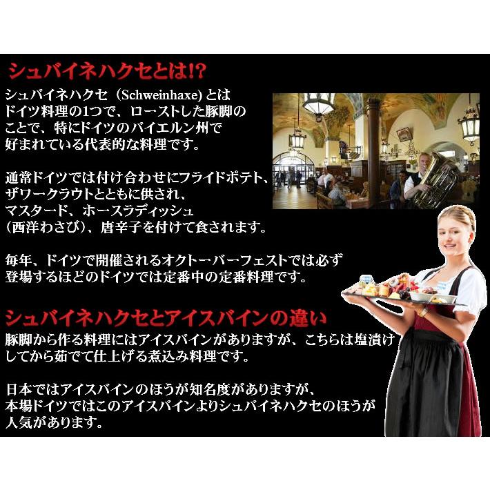 【送料無料】シュバイネハクセ Schweinhaxe アイスバイン 国産那須豚モモすね肉上物使用　ギフト【栃木県宇都宮市より直送】 |  | 01