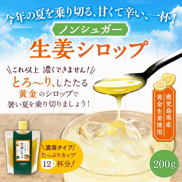 シュガーレス 生姜シロップ 200ｇ ジンジャ―シロップ 糖質 ノンシュガー 砂糖不使用 |  | 01