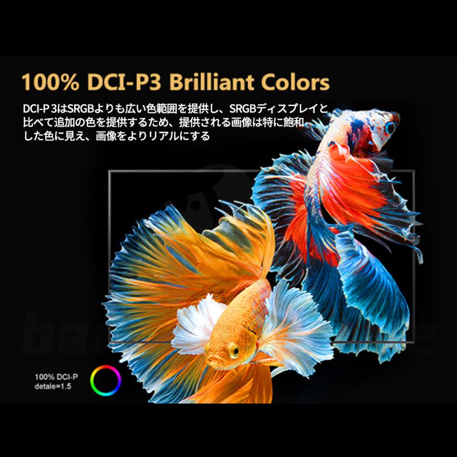 モバイルモニター 4k ディスプレイモニター 2k 13 14 15.6 17 18インチ 144hz hdmi タッチパネル 高画質フルHD テレワーク モニター HDR 超薄型 2024｜bansyoustore｜10