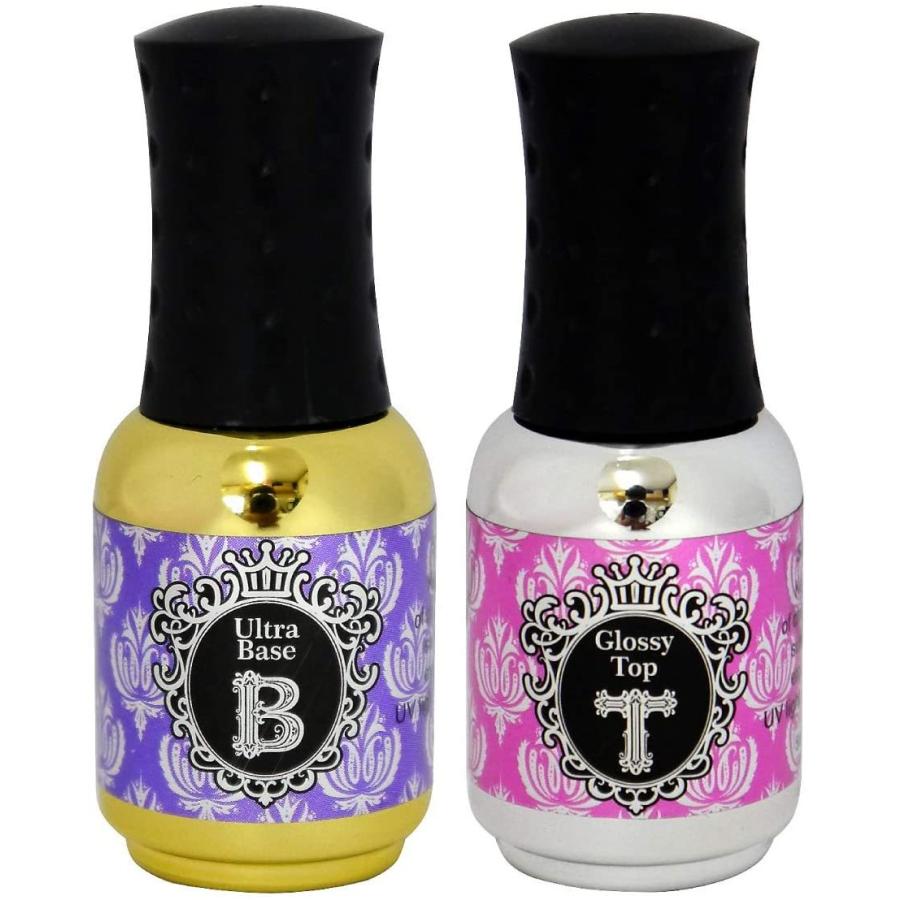 日本全国送料無料 Nail Recipe ネイルレシピ ジェルネイル ジェル トップコート ノンワイプトップジェル ベースジェル ノンサンディング 2本 セット ソー