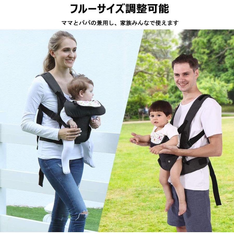 競売 抱っこ紐 おんぶ紐 抱っこ紐 ソフトベビーキャリア 多機能4way おんぶ 対面抱っこ 前向き抱っこ 新生児用 サイズ調整可能 疲れにくい腰ベルト 装着簡単 通気 軽量 Www Threeriversofs Com