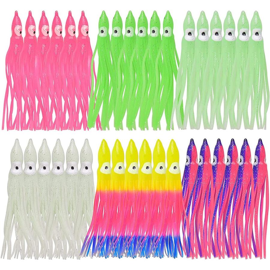 タコベイト ソフトルアー 夜光 カレイ ヒラメ 仕掛け 自作 ソフトルアー タコ釣り用品 釣り餌 7 9 11cm 60本6色 セット 7cm 60 バンタンストアー 通販 Yahoo ショッピング