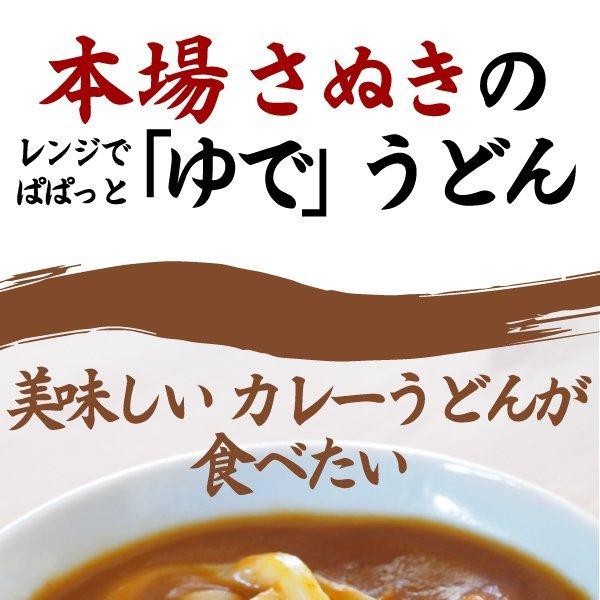 うどん 讃岐うどん 讃岐のカレーうどん4食 カレーソース付き 送料無料 ゆでうどん 長期保存 食品 讃岐うどん ポイント消化 お試し 取り寄せ ご当地グルメ｜banya｜04