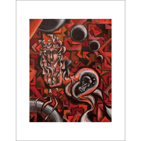 【寺澤晋吾】「夕暮れの女（ひと）」アートポスター | 