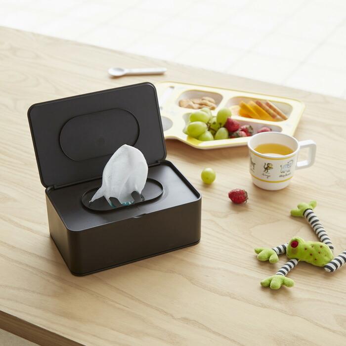 おしり拭きケース スマート 山崎実業 おしゃれ シンプル 高見え 便利 トイレタリー サニタリー パウダー デスク ウェット 硬め 生活感を排除 | 山崎実業 | 02