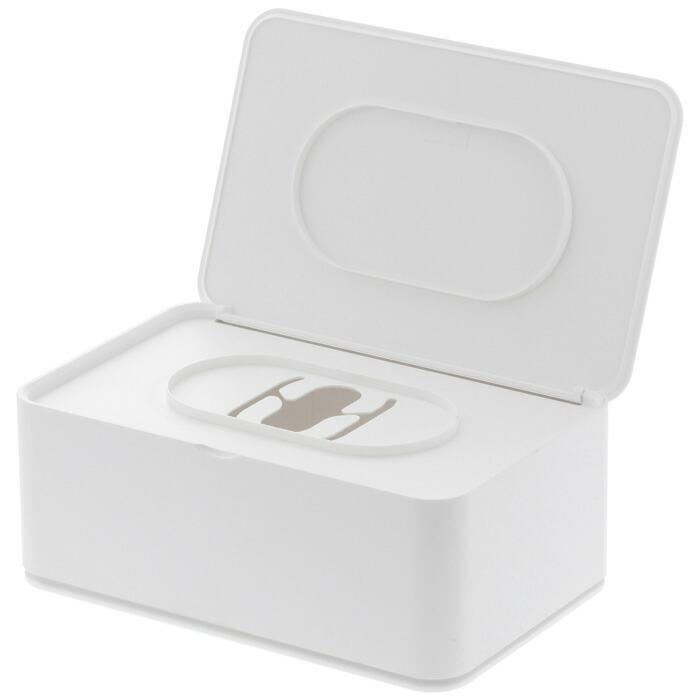 おしり拭きケース スマート 山崎実業 おしゃれ シンプル 高見え 便利 トイレタリー サニタリー パウダー デスク ウェット 硬め 生活感を排除 | 山崎実業 | 03