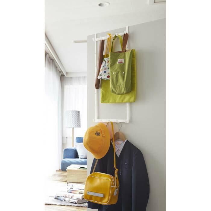 高さ調節ドアハンガー スマート 山崎実業 おしゃれ シンプル 高見え 便利 リビング 扉 フック かばん 帽子 ちょい掛け インテリア 整理 整頓 | 山崎実業