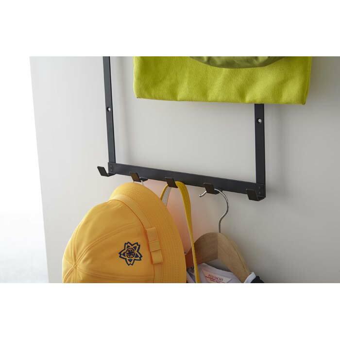 高さ調節ドアハンガー スマート 山崎実業 おしゃれ シンプル 高見え 便利 リビング 扉 フック かばん 帽子 ちょい掛け インテリア 整理 整頓 | 山崎実業 | 02