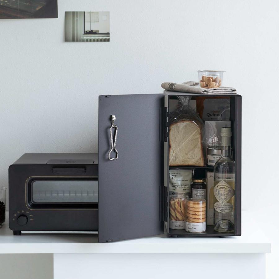 ブレッドケース　タワー　スリム 山崎実業 おしゃれ シンプル 高見え 便利 キッチン 収納 パン 鮮度 感想 防止 小物入れ | 山崎実業 | 10