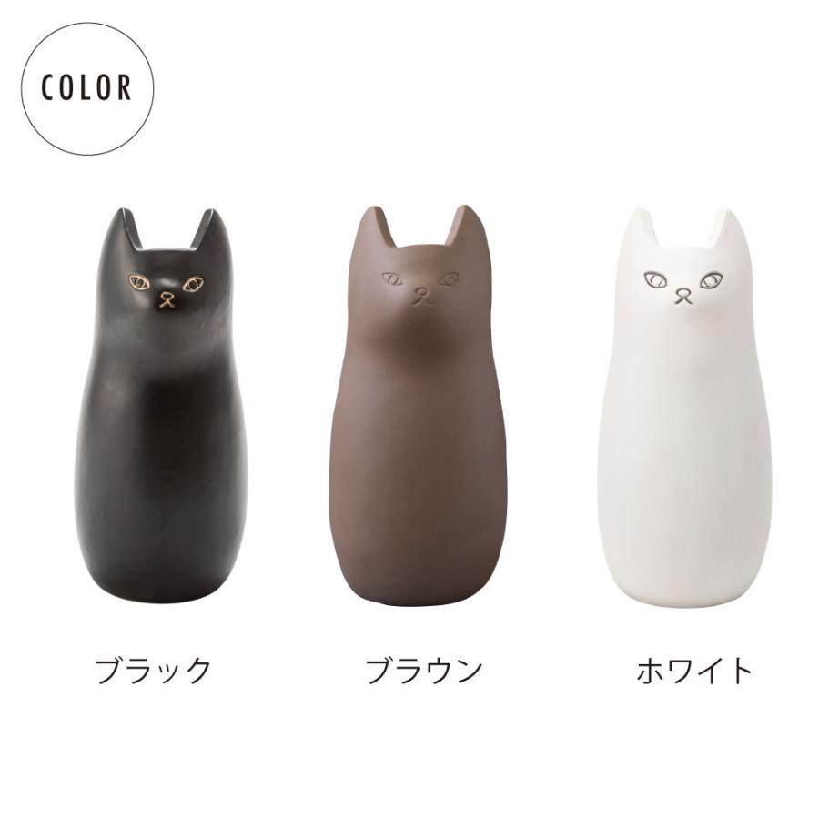 猫型傘立て Lサイズ 東谷 アンブレラ 傘入れ 玄関 収納 陶器 マット コンパクト スリム ねこ かわいい おしゃれ フラワー ベース | 東谷 | 10