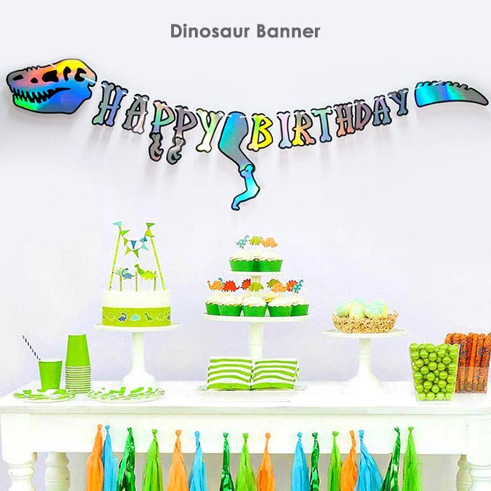 恐竜 Dinosaur ガーランド 飾り 男の子 ダイナソー アルファベットガーランド Happy Birthday レターバナー キッズ 誕生日 お祝い パーティー 飾り付け バース Baobaoショップ 通販 Yahoo ショッピング