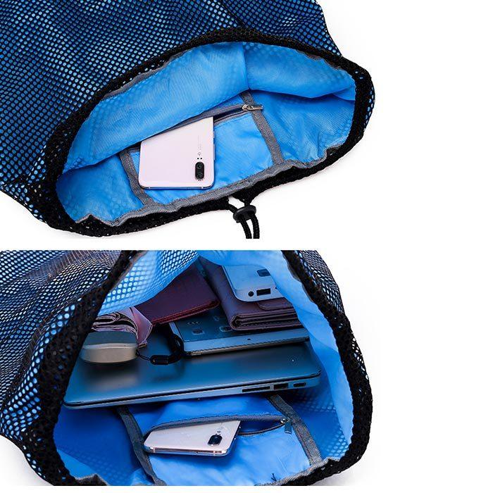 絶妙なデザイン ボールリュック メッシュバッグ 大容量収納 ポケット付き 撥水加工 軽量設計