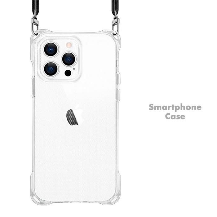 iPhone14Pro クリアケース ストラップホール4か所 背面カバー iPhone14 