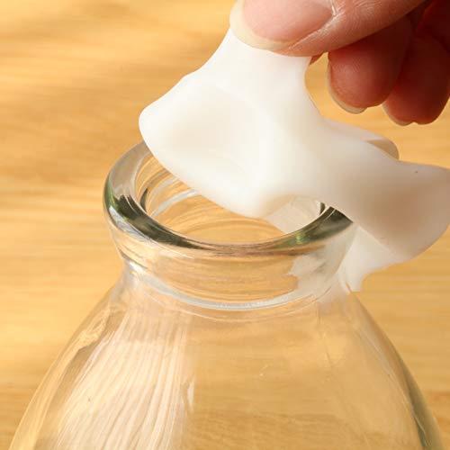 人気特価 保存瓶 保存容器 キャニスター アデリア グーニュービン M 6584 果実酒瓶 ガラス瓶 シリコーンキャップ ホワイト 909ml 食品保存容器 Www Fattoriabacio Com