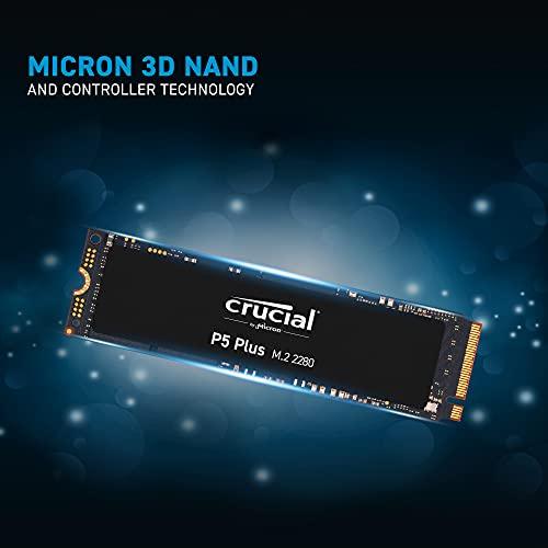 Crucial 2TB PCIe 4.0 3D NAND NVMe M.2 SSD， up to 6600MB/s - CT2000P5PSSD8 up to and PCIe 3D NAND NVMe 6600MB/s with for