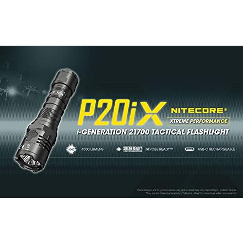 NITECORE P20iX 4000ルーメン タクティカル ハンドライト 5mm